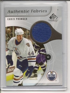 Chris Pronger 06 SP Game Used Ed. Authentic Fabrics