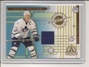 Mats Sundin '02 Pacific Adrenaline Game Used Jersey