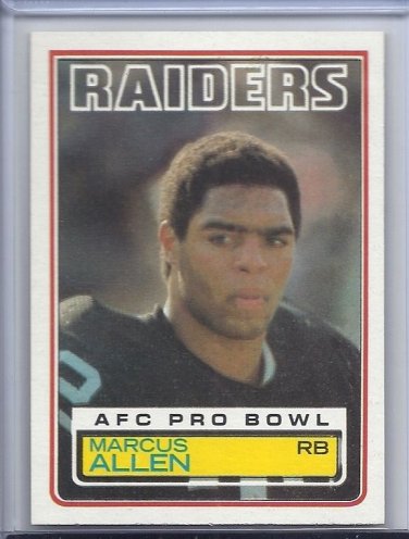 Marcus Allen 1983 Topps ROOKIE