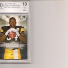 Rashard Mendenhall '08 UD Excell Rookie BGS 10 MINt