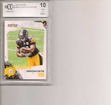 Johnathan Dwyer '10 SCORE ROOKIE BCCG 10 MINT