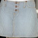 Abercrombie and Fitch Striped Blue Short Mini  Skirt size 4