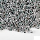 150 SILVER PONY BEADS (CRAFTS, JEWELRY)