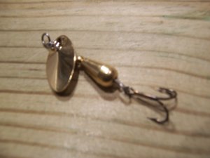 Gold Inline Trout Spinner