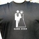 Funny Game over T shirt tee wedding just married happy bride unhappy groom