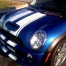 Mini Cooper 10" Rally Racing Stripes Stripe Decals S decal