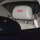 Chevrolet Chevy Monte Carlo SS headrest head rest decal decals sticker