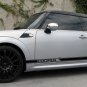 Mini Cooper S JCW skirt Stripes Stripe Decals decal