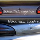 Pontiac Grand Prix SE GT GTP custom tail light vinyl decal kit