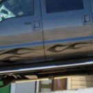 Truck Rocker 250 body Flame Flames decal decals HD 4x4