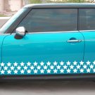 Star side body decal decals graphics fits Mini Cooper