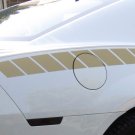 Rear quarter panel strobe graphic decal decals fits 2010 2011 Camaro