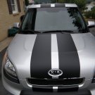 2010 Kia Soul dual 10" rally racing stripe decal decals