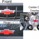 Bowtie overlays wheel inlays for any 2010 Chevy Camaro SS RS