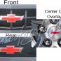 Bowtie overlays wheel inlays for any 2010 Chevy Camaro SS RS