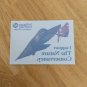The Nature Conservancy Hummingbird Window Cling 4x2.75"