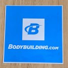 Body Building BodyBuilding.com 4" Decal Sticker Turquoise & White