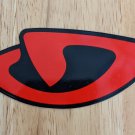 Giro Bike Helmet 3.5" Decal Sticker Red & Black Giro Bike Helmet 3.5" Decal Sticker Red & Black