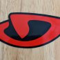 Giro Bike Helmet 3.5" Decal Sticker Red & Black