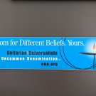 Unitarian Universalists uua.org Decal Bumper Sticker 13x3.5"