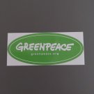 Greenpeace .org 5.5x2.25" Green Oval Decal