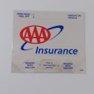 AAA Insurance Silver Red Blue Decal Bumper Sticker 3.5x2.25" AAA Insurance Silver Red Blue Decal Bumper Sticker 3.5x2.25"