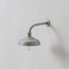 L-Shaped Lamp / Light for O-Scale Model Train Layout Buildings - Galvanized