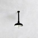 Ceiling / Drop Down Lamp / Light for O-Scale Model Train Layout Buildings - Black Ceiling / Drop Down Lamp / Light for O-Scale Model Train Layout Buildings - Black