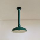 Ceiling / Drop Down Lamp / Light for Large / G-Scale Model Train Layout Buildings - Green Ceiling / Drop Down Lamp / Light for Large / G-Scale Model Train Layout Buildings - Green