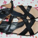 New Maravilla Alex Black Leather Size 10 W Comfort Sandals Womens Shoes