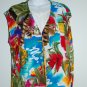 Hawaiian Floral Exotic with Parrots by Carol Little Skirt Top Womens Size 20 22 XXL