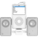 White Portable Amplified Mini Speaker - iSymphony