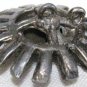 Big Gay Nineties Blue Rhinestone Vintage Sewing Button