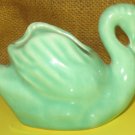 Vintage Green Swan Pottery Planter.