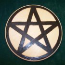 Wooden Pentacle Altar Tile