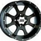 25" MUDLITE AT & ITP SS108 BLACK TIRE & WHEEL KIT HONDA