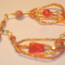 Summer beads bracelet - Orange