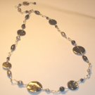 Playful button necklace - Black