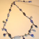Dangling necklace - Blue