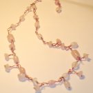 Dangling necklace - Pink