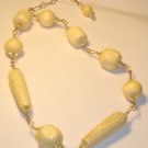 Wood beads necklace - Ivory
