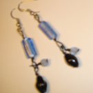 Dangling earrings - Blue