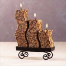 Snakeskin Candle Set