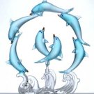 Playful Dolphin Circle