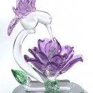 Purplistic Hummingbird and Flower