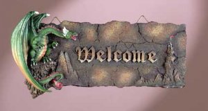 Welcome Plaque