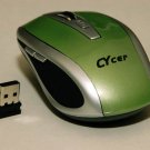 Nano USB Wireless Optical Mouse for Notebook NetBook (Green)