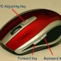 Nano USB Wireless Optical Mouse for Notebook Laptop (RED)