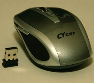 Nano USB Wireless Optical Mouse for Notebook NetBook (Gray)