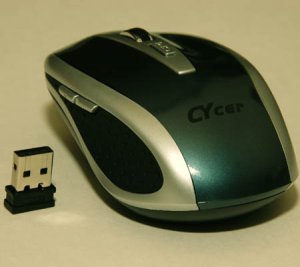 Nano USB Wireless Optical Mouse for Notebook Laptop (Blue)